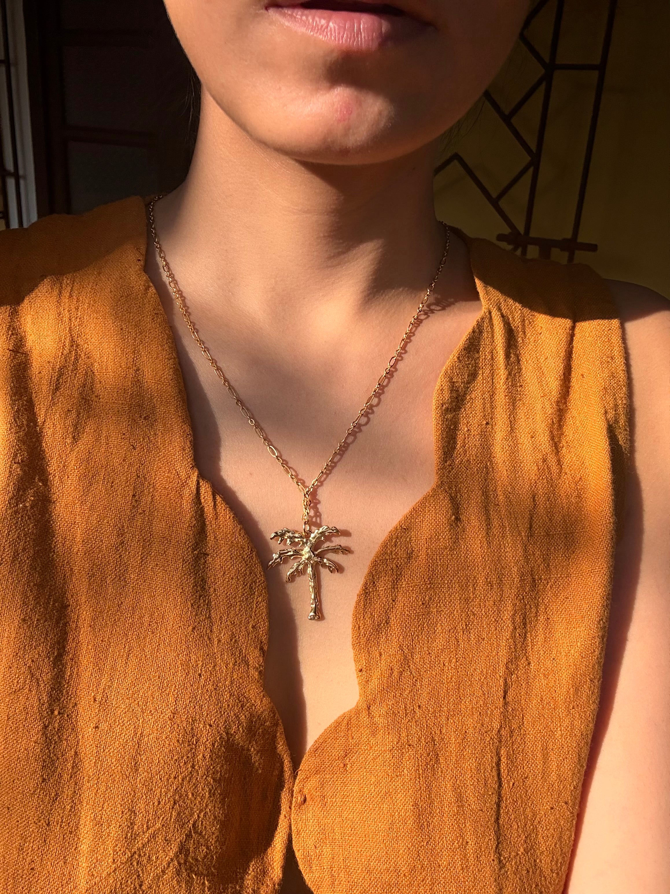 Palm Tree Necklace