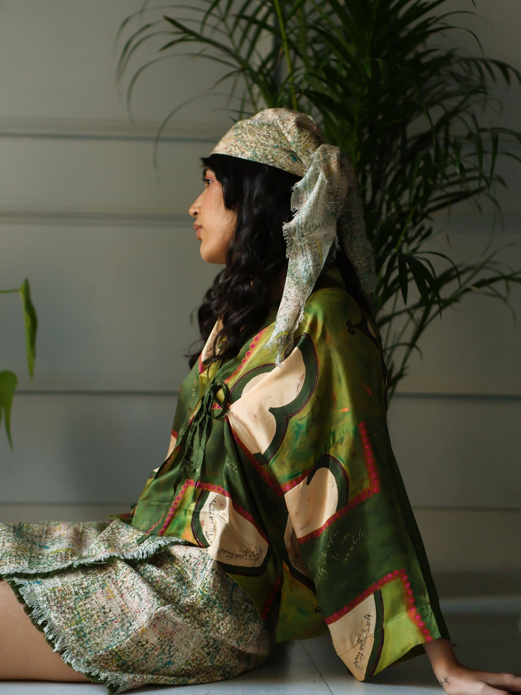 Green Artist Kimono