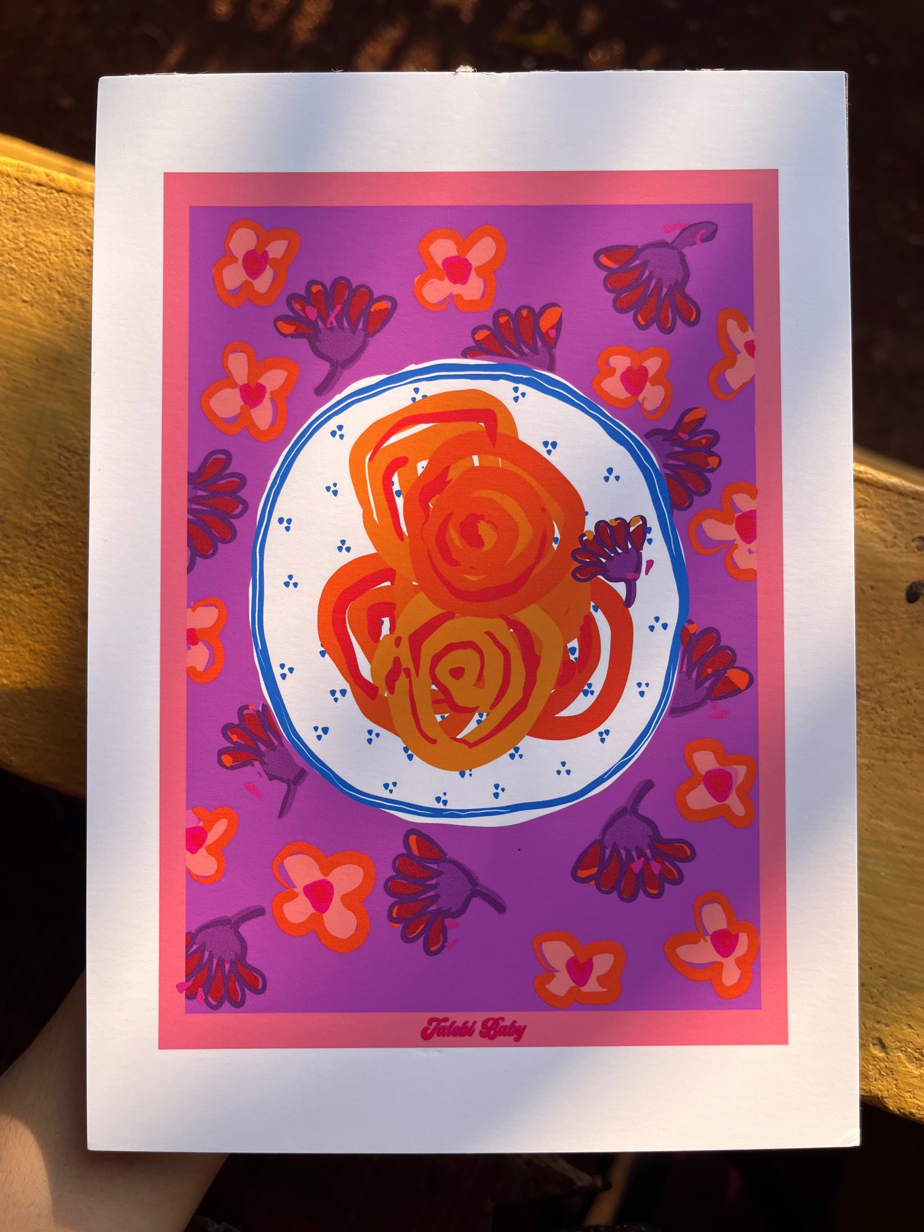 Jalebi Baby Art Print