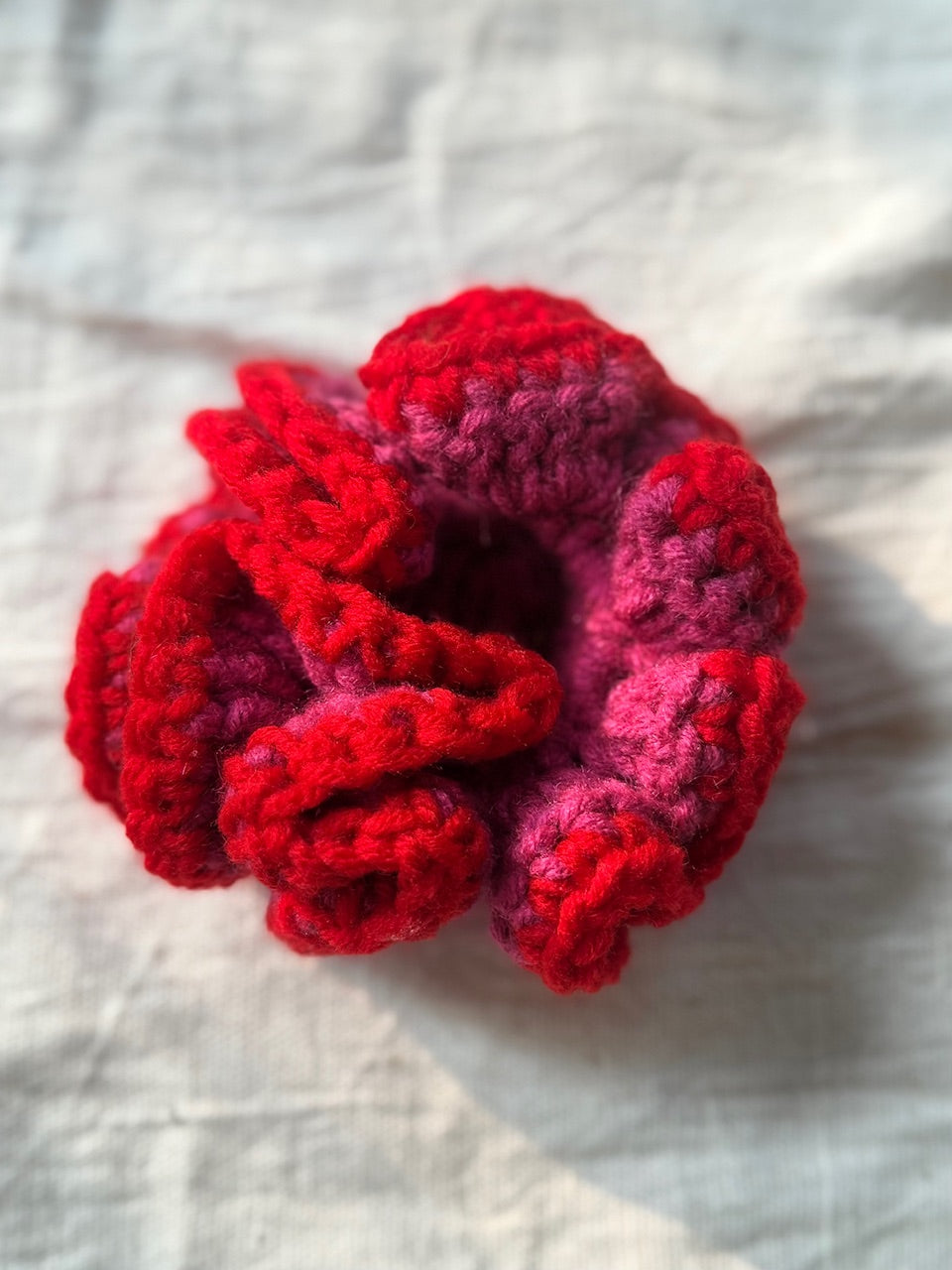 Crochet Scrunchies With Border