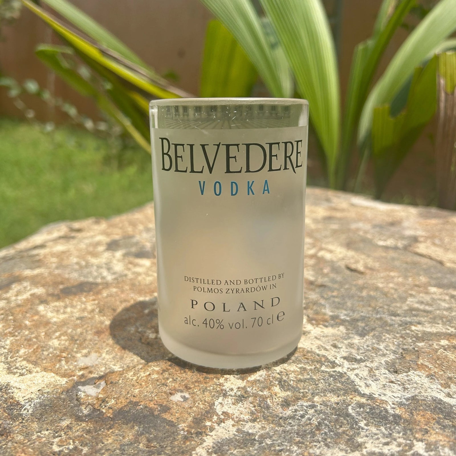Upcycled Belvedere Glass