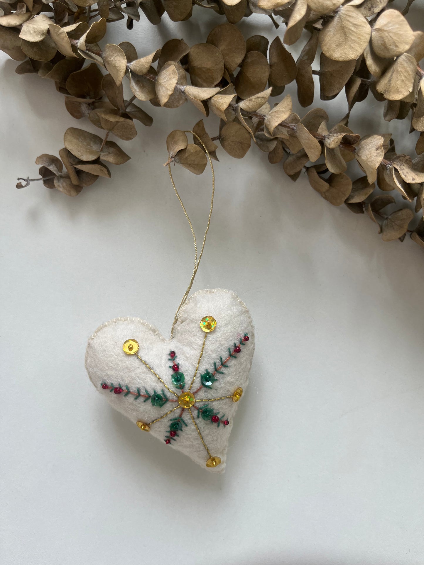 Felt Hand-embroidered Ornaments