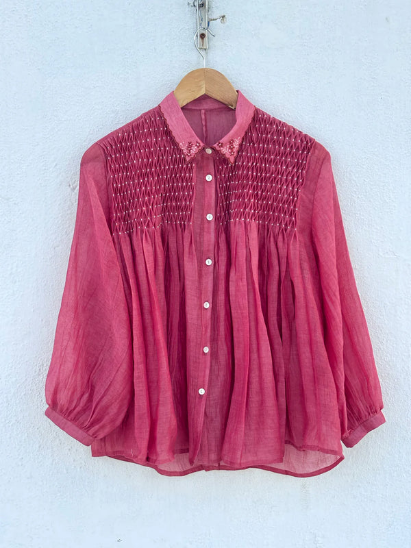 Smocked Shirt