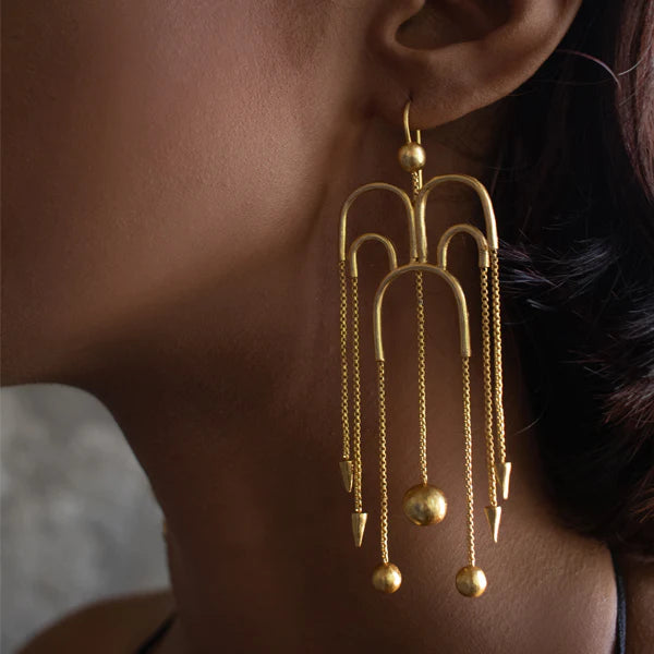 Deco Fountain Earrings