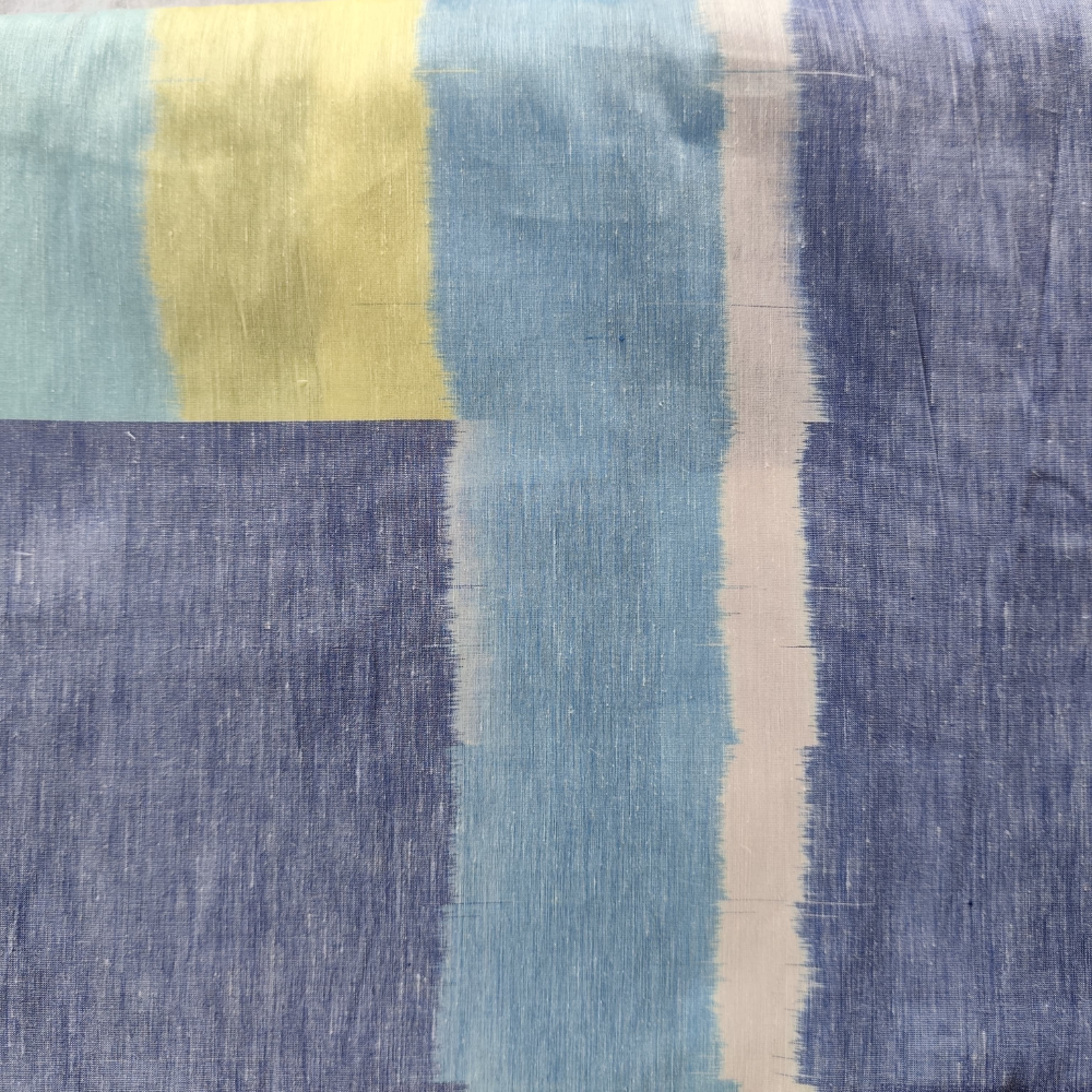 Linen Silk Ikat Weave
