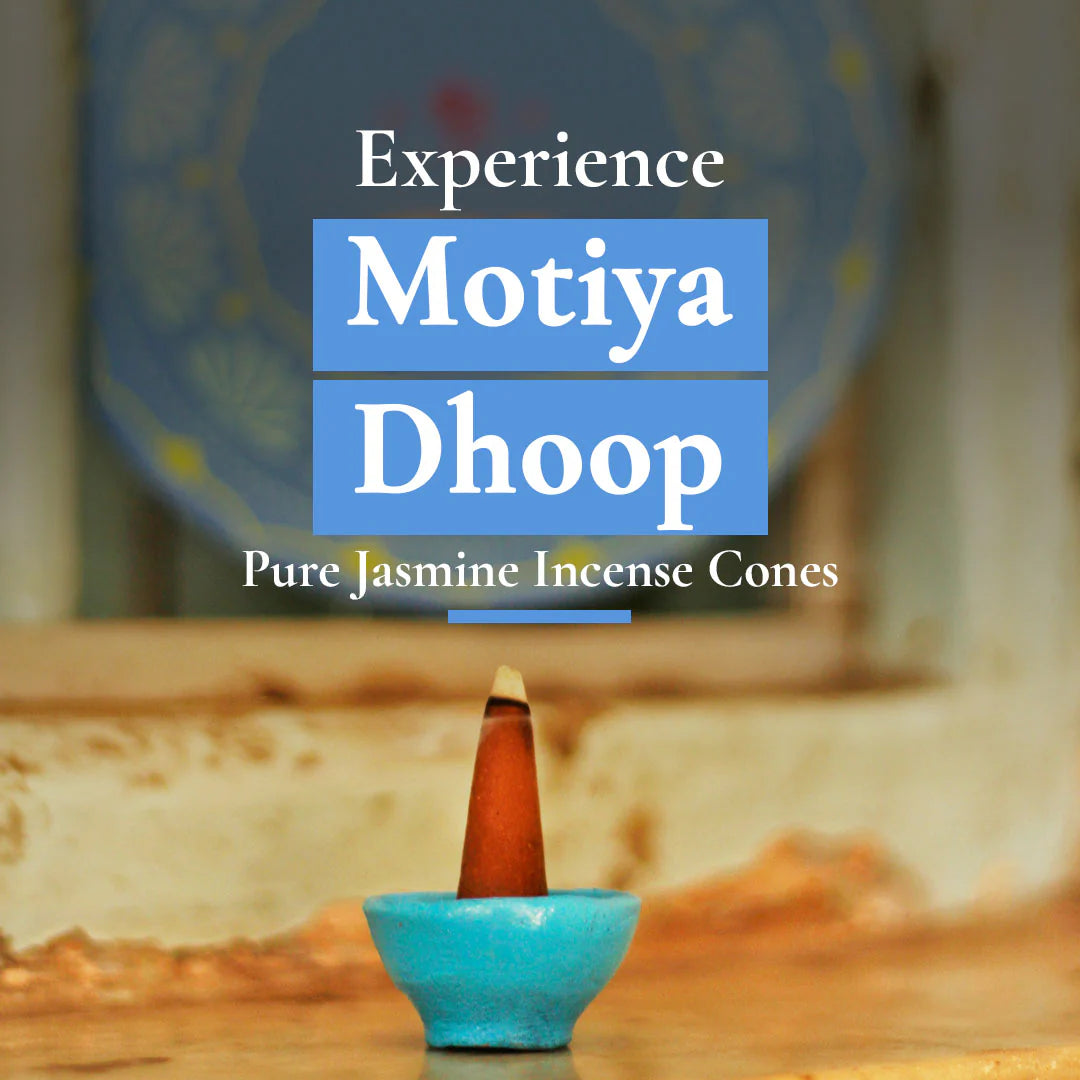 Motiya Dhoop - Pure Jasmine Incense Cones