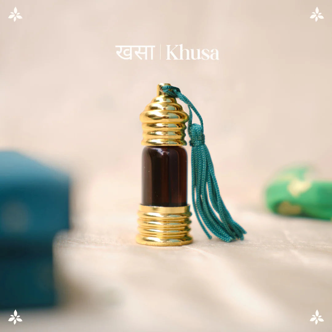 खसा | Khusa Natural Perfume Oil (Vetiver Attar)