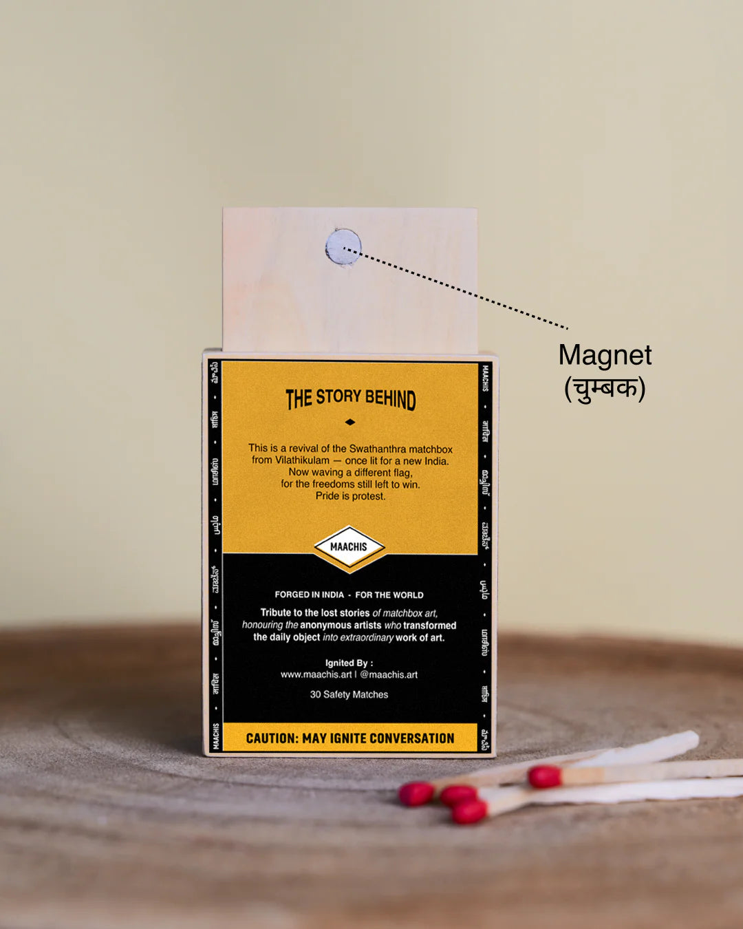 Maachis Art - Make India Democratic Again