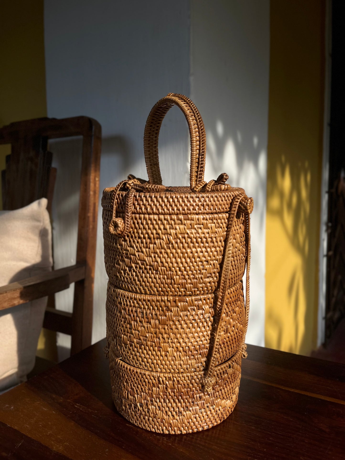 Rattan Lunch Box