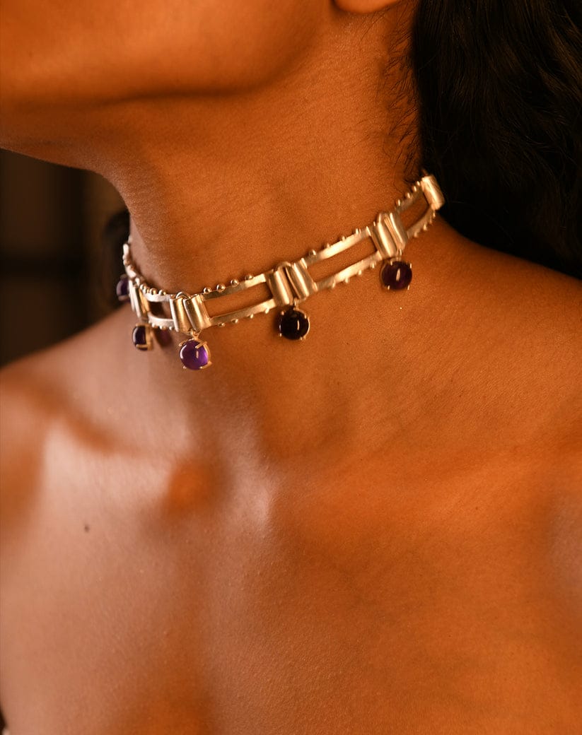 Amethyst Palisade Choker