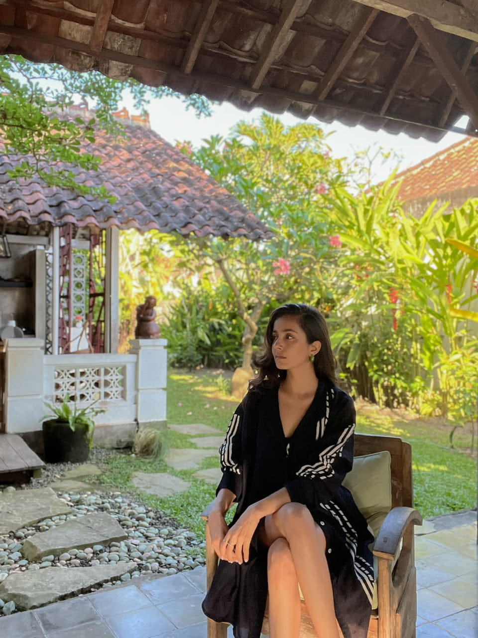 Oversized Shirt Dress in Mul Cotton