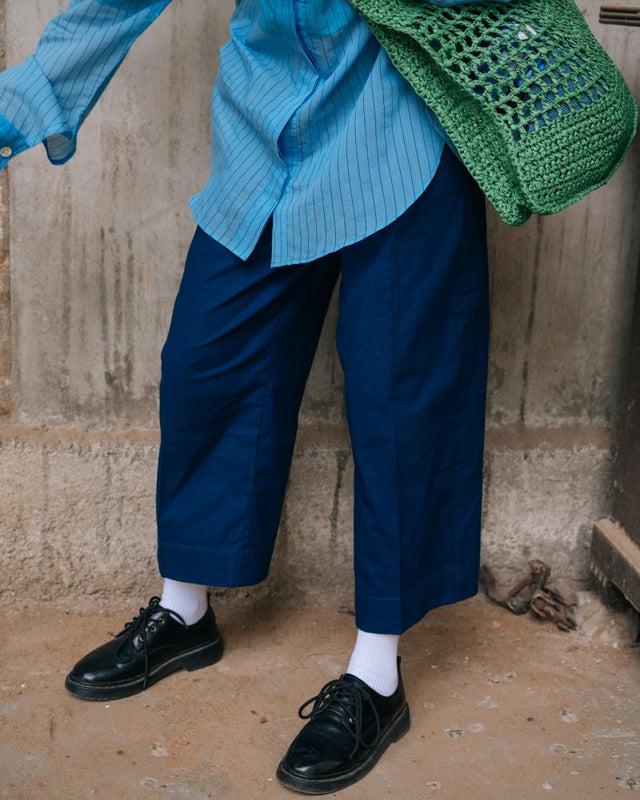 Olive Pants - Indigo