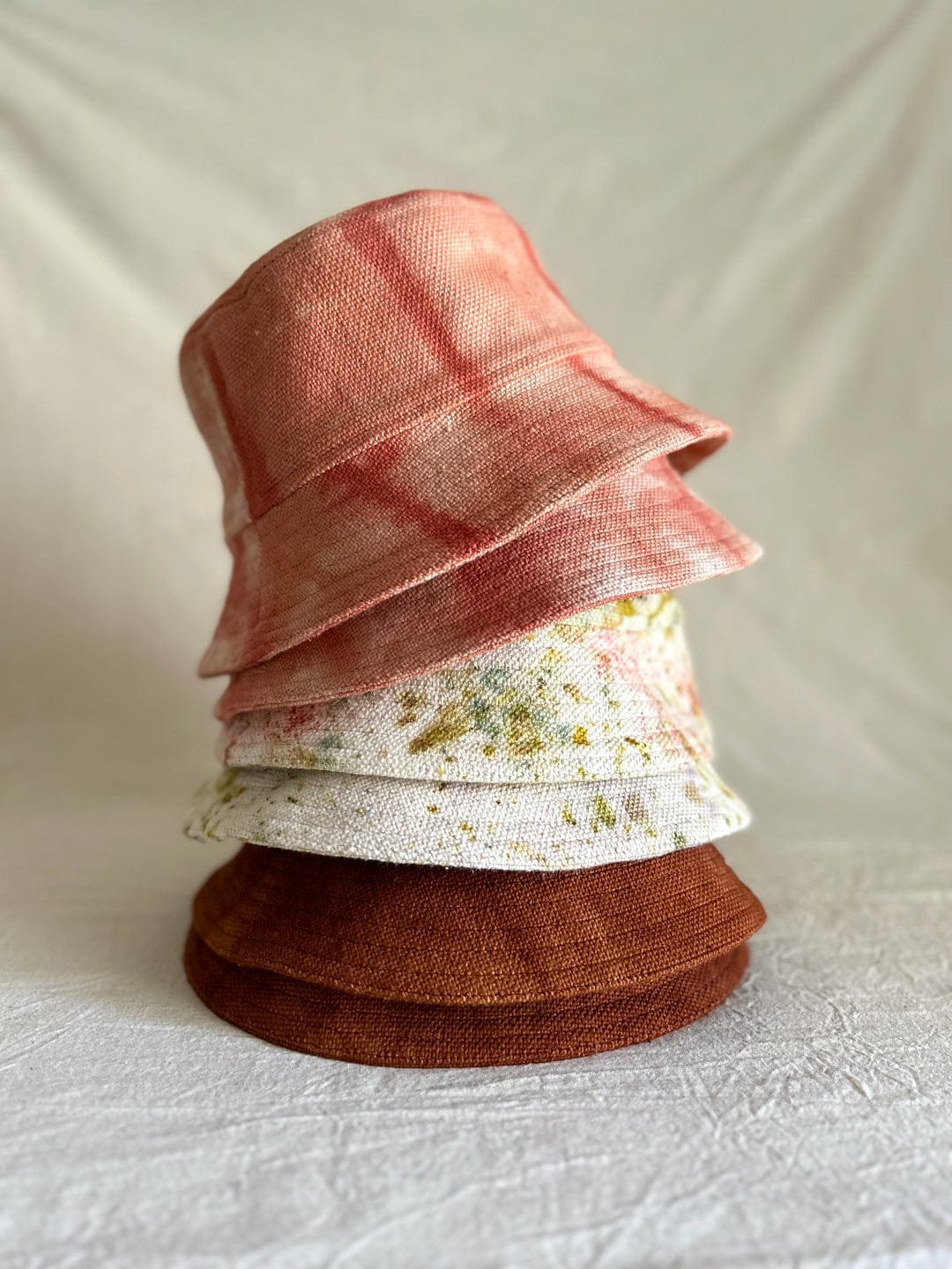 Natural Dyed Bucket Hats