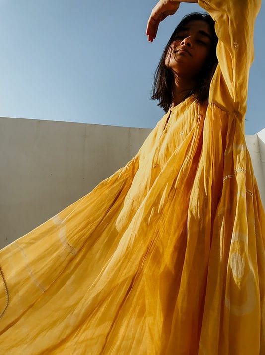 Sunny Yellow Ruzgar Dress