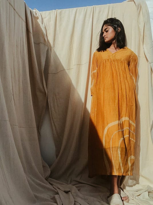 Mustard Arazi Dress