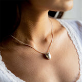 Valentine Heart Silver Necklace