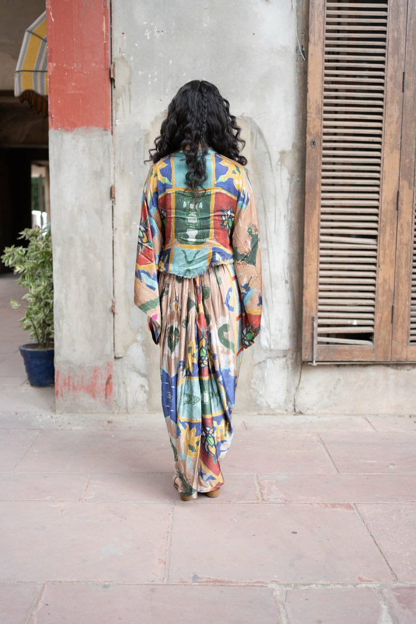 Mosaic Dhoti Skirt