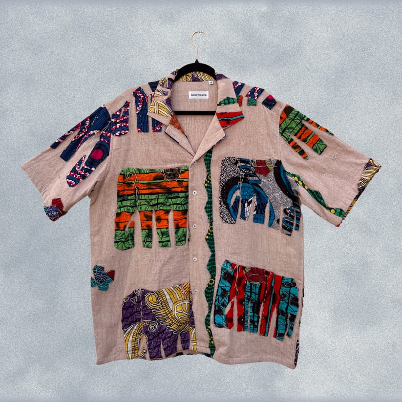 Tusker Kantha Applique Shirt