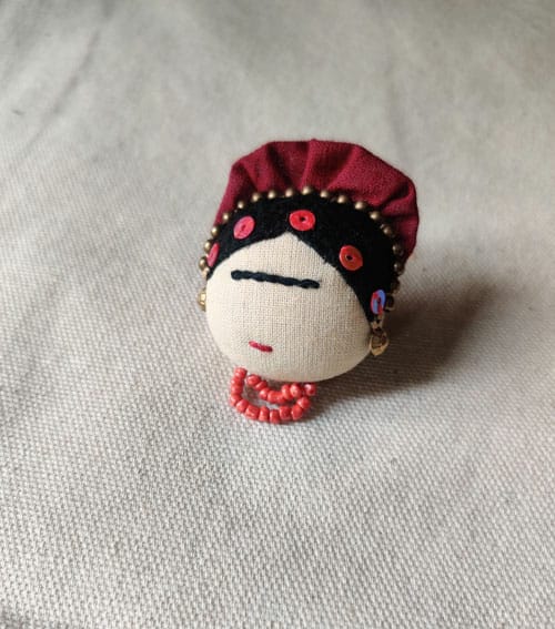 Frida Kahlo Mini Brooch