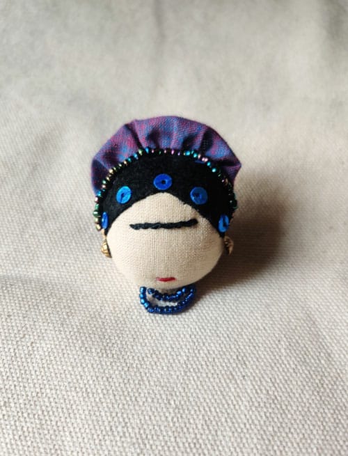 Frida Kahlo Mini Brooch