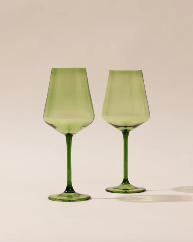 Basil Wine Glass - Set of 2