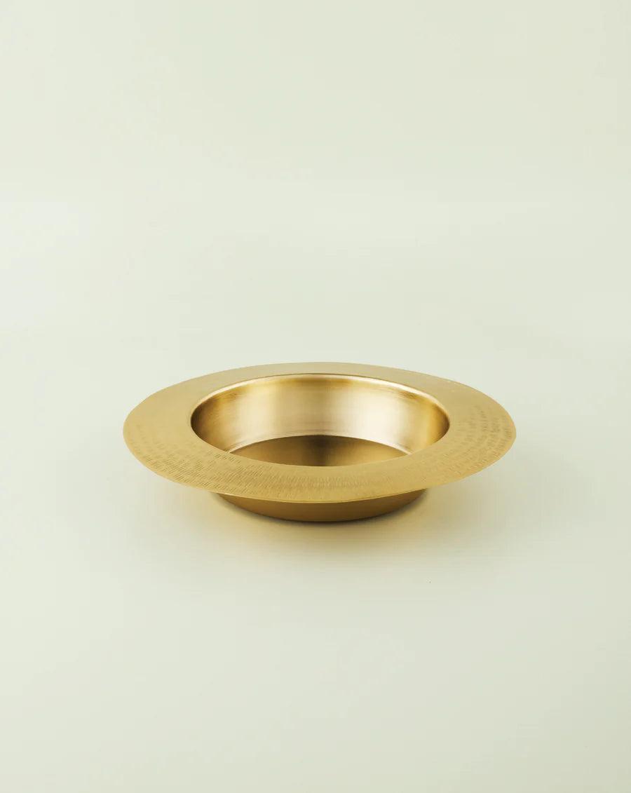 Brass Pasta Plate / Serving Bowl