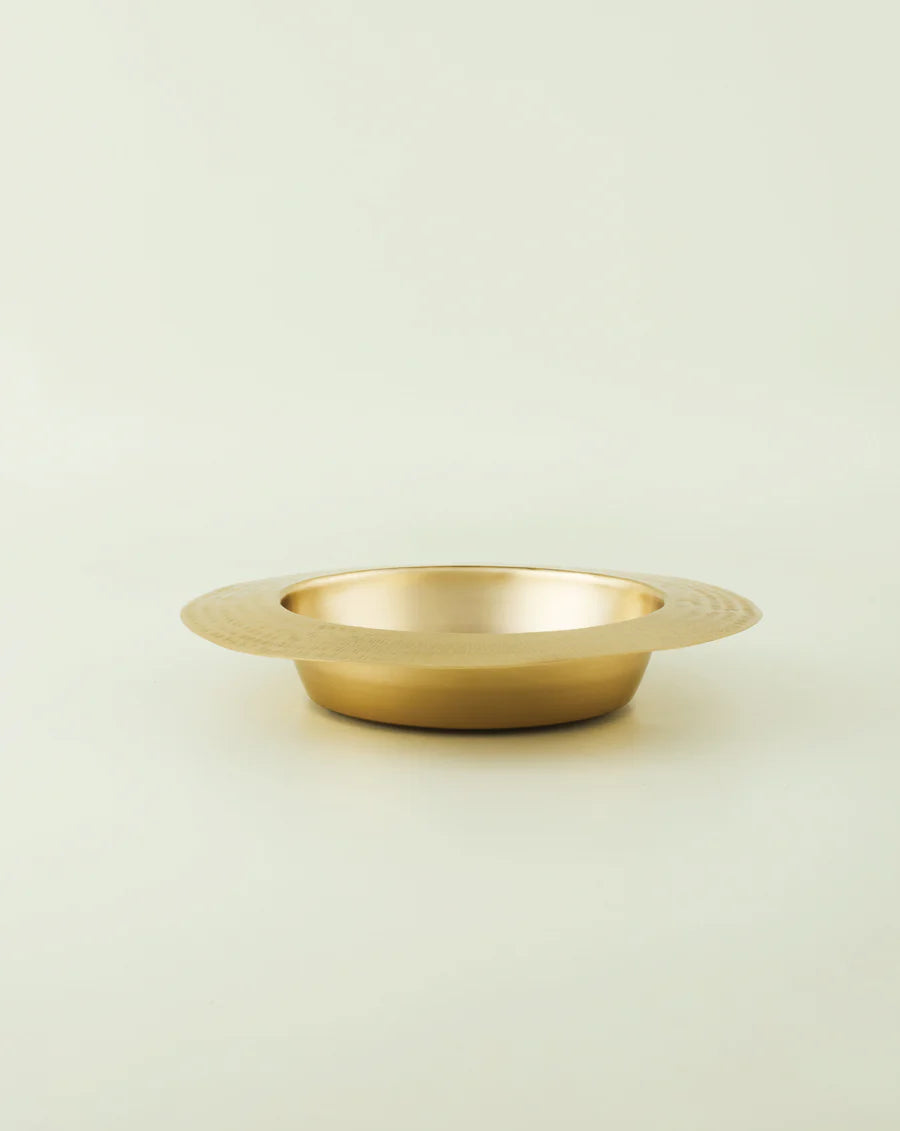 Brass Pasta Plate / Serving Bowl