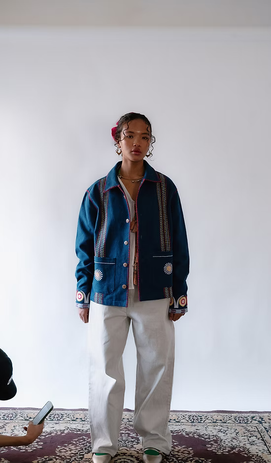 Ongtem Blue Unisex Jacket