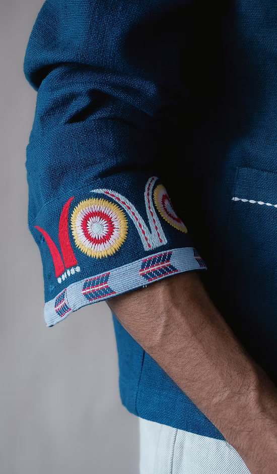 Ongtem Blue Unisex Jacket