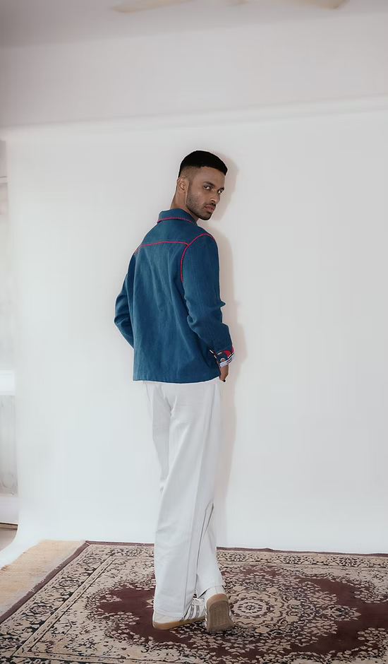 Ongtem Blue Unisex Jacket