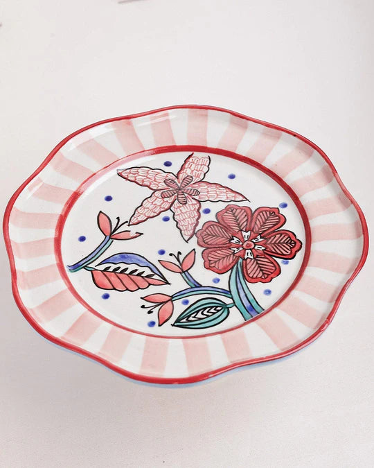 Dance in a Flower Bed Ceramic Petite Cake Stand