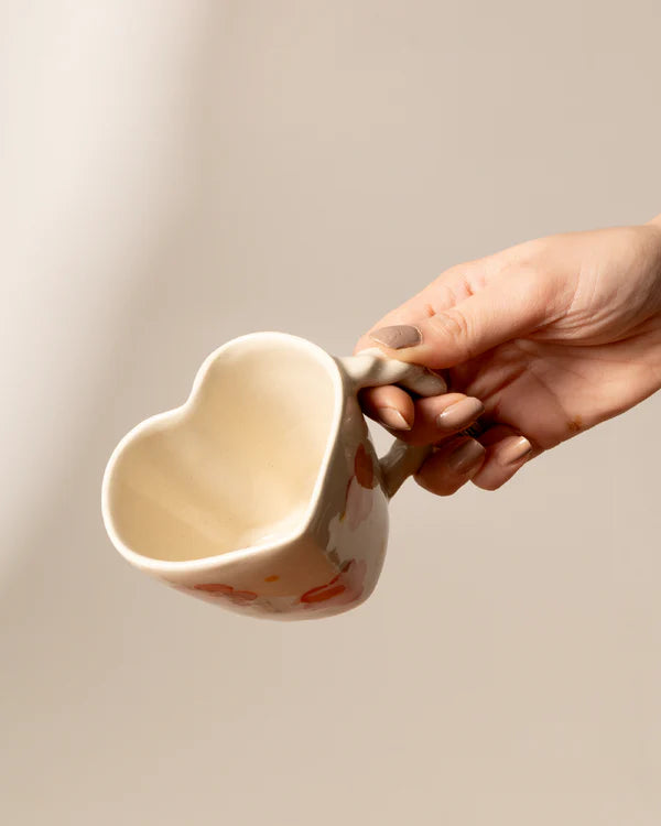 Heart Shaped Mugs (Set of 2)