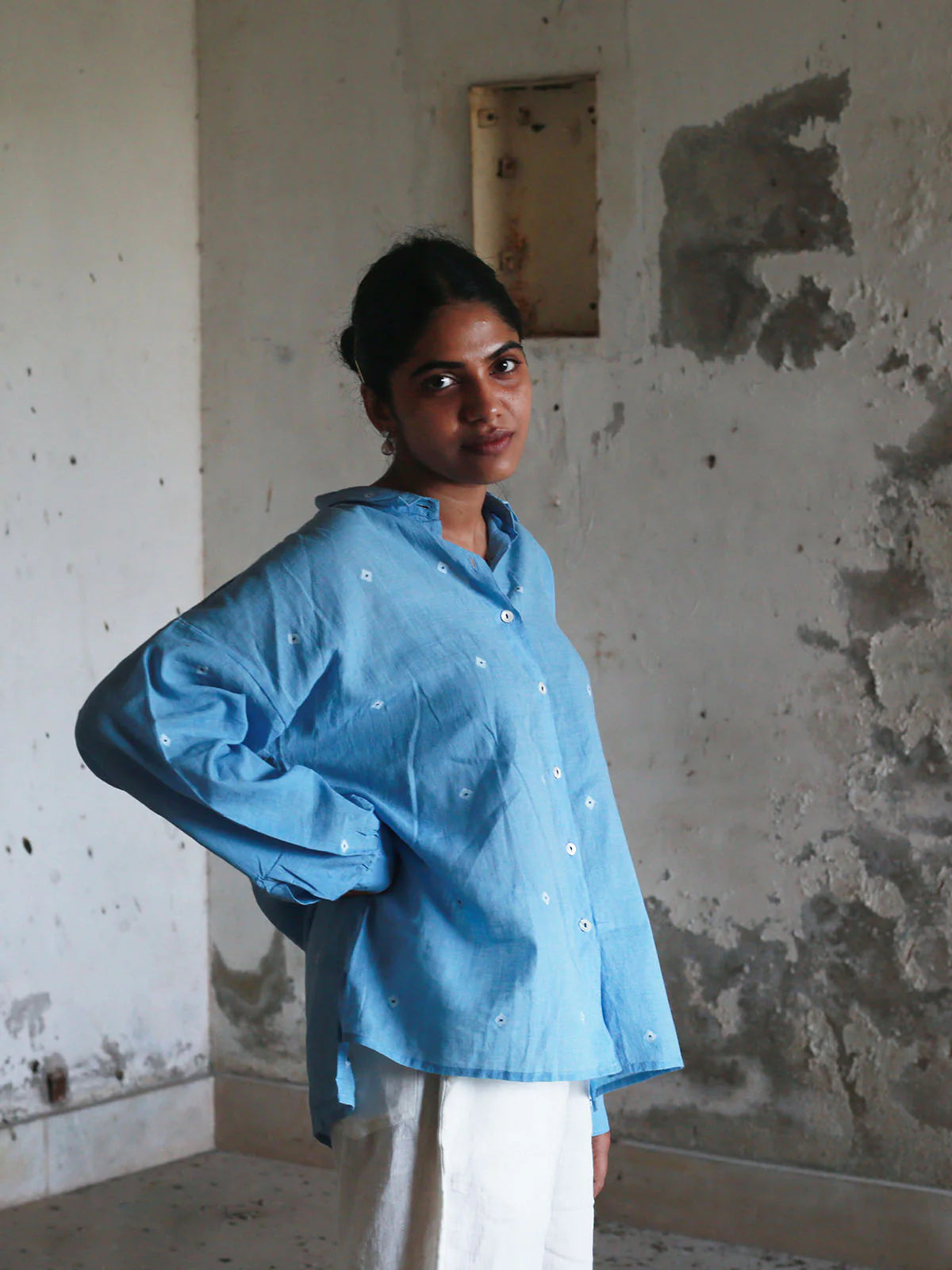 Core Shirt in Light Indigo