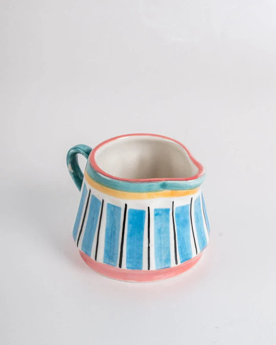 Masquerade Ceramic Milk Pot