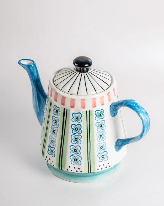 Masquerade Ceramic Teapot