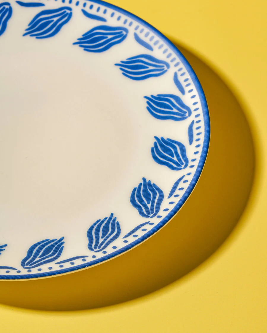 Mariquitas Side Plate - Blue