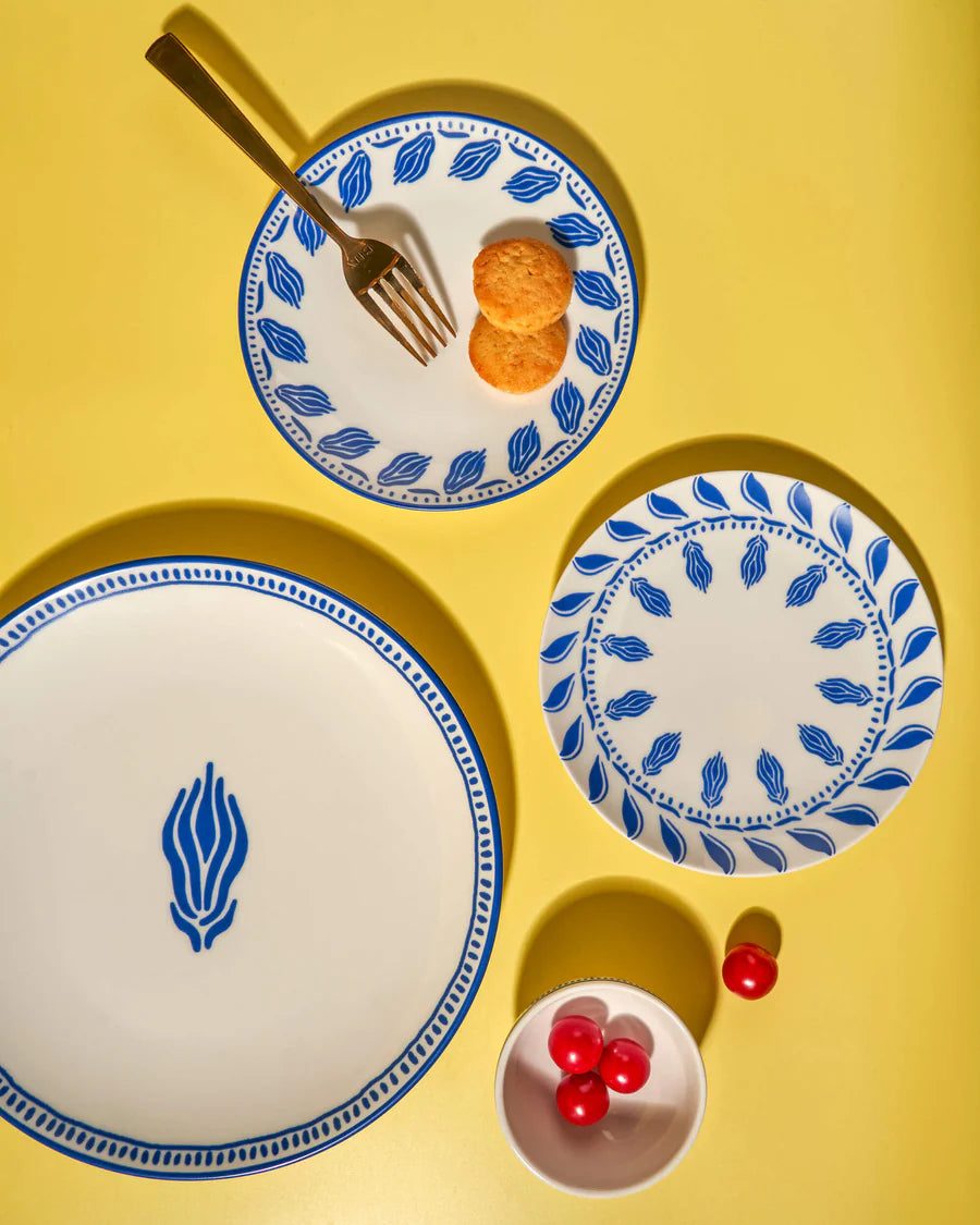 Mariquitas Side Plate - Blue