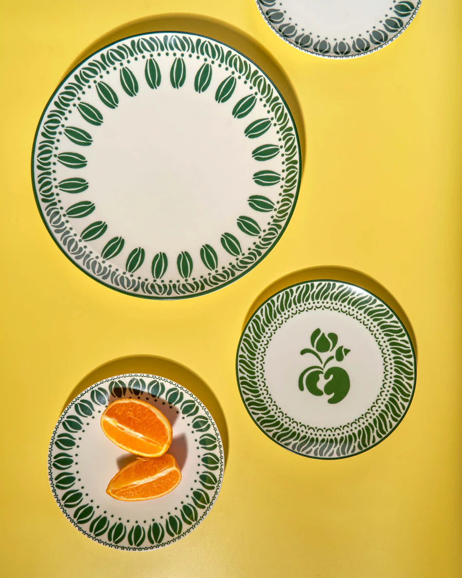 Mariquitas Side Plate - Green