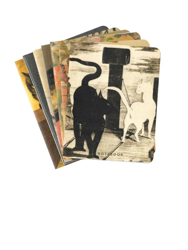 Set of 8 Pocket Notebooks : Cats