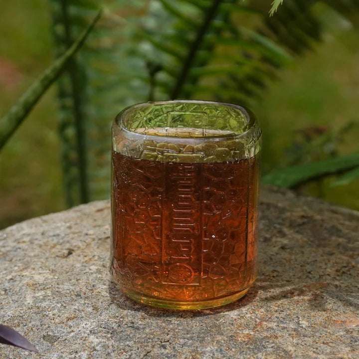 Upcycled Old monk Glass