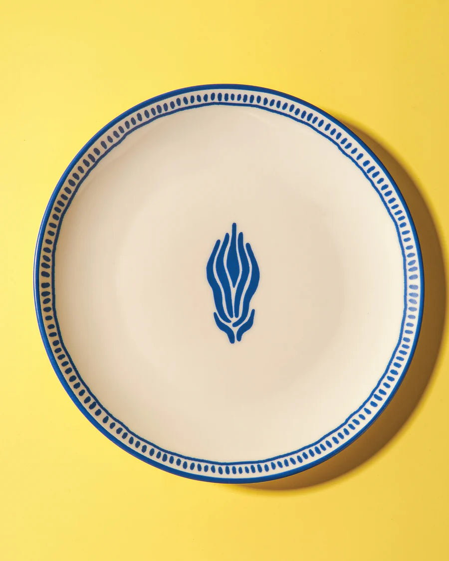 Picadillo Dinner Plate - Blue