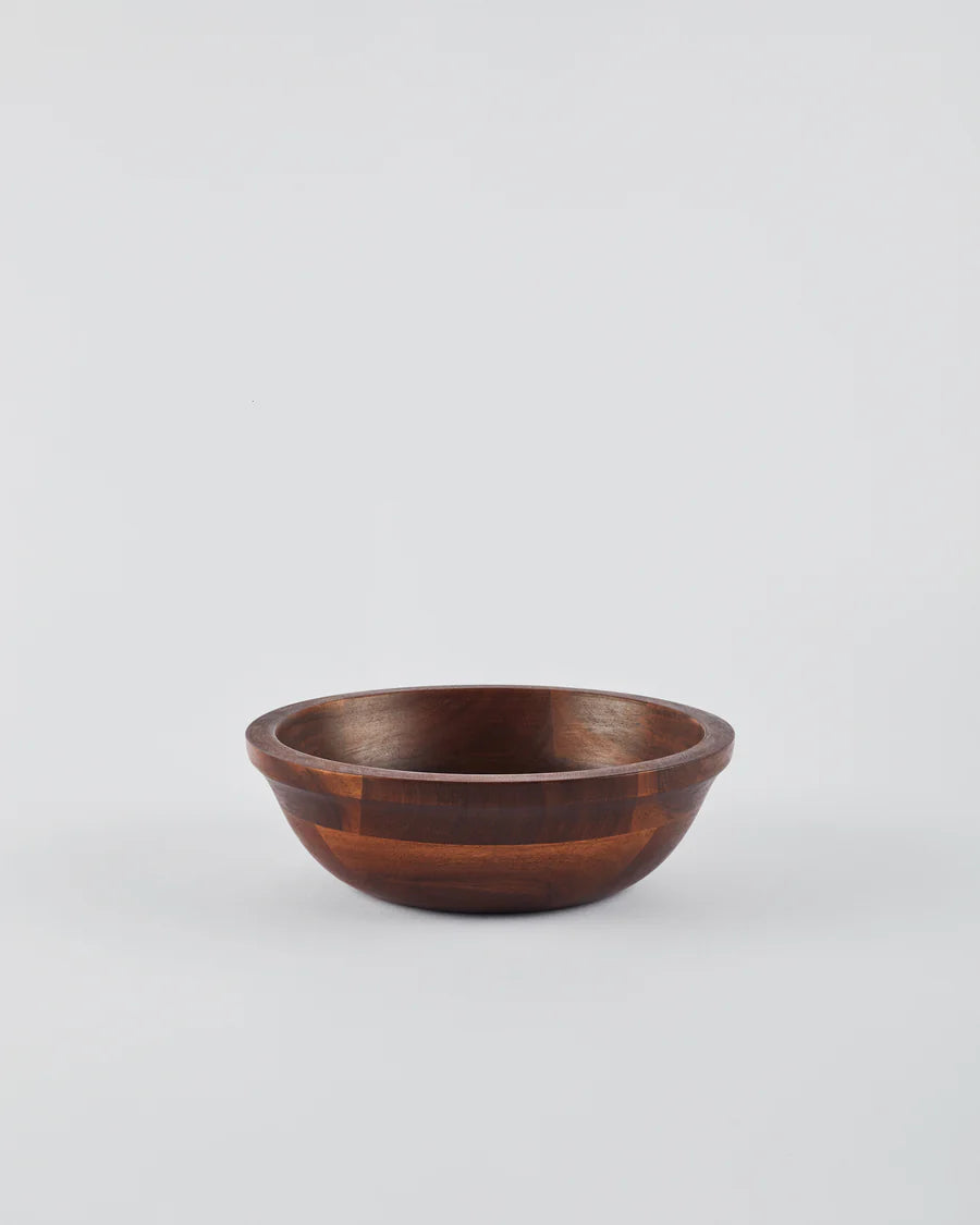 Wooden Serving Bowls (Dark Acacia)