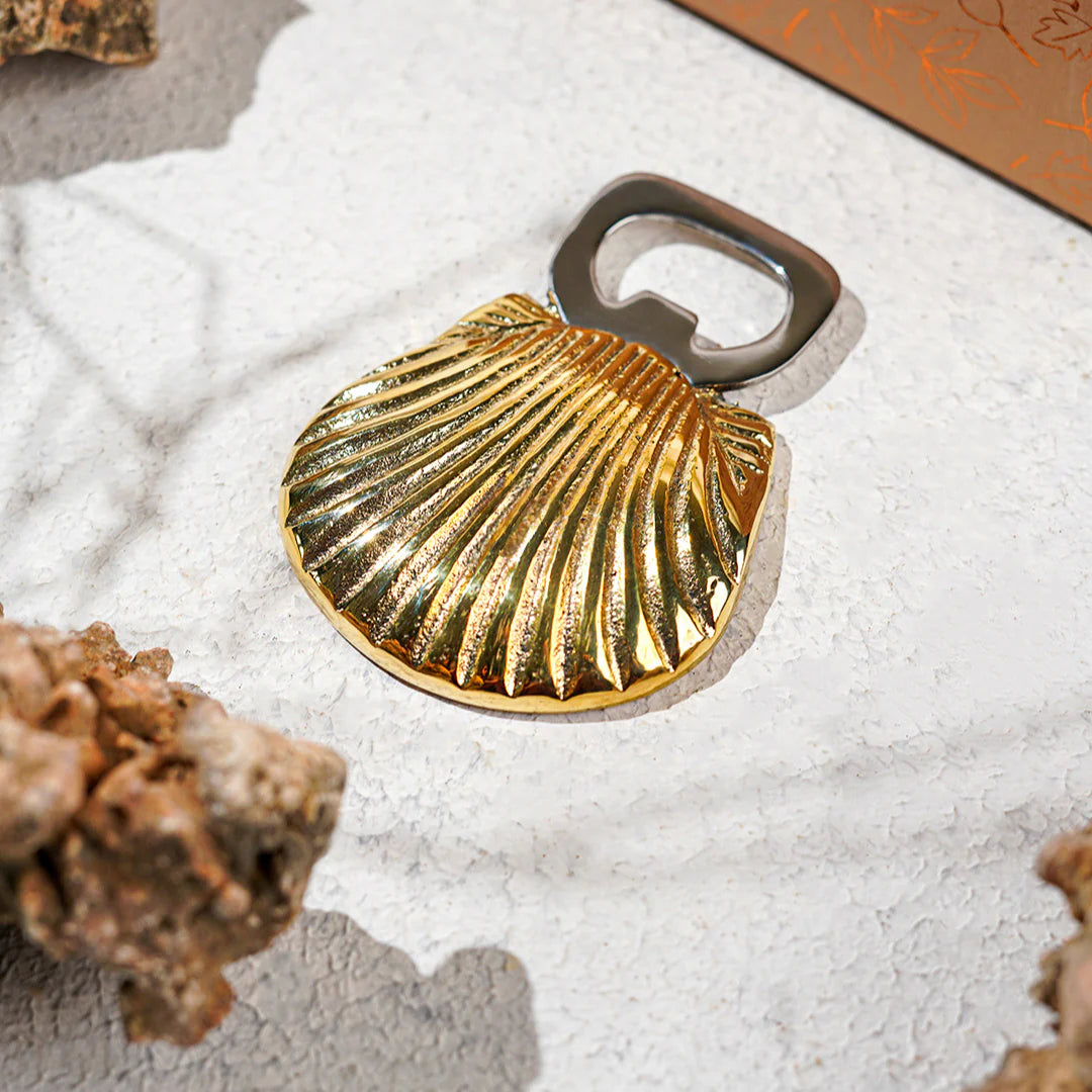 Seep (Shell) Brass Bottle Opener