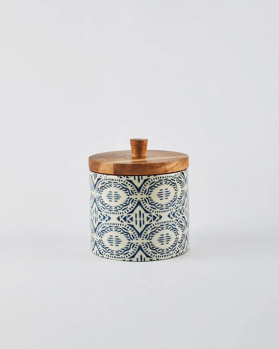 Wooden Storage Jar - Fai