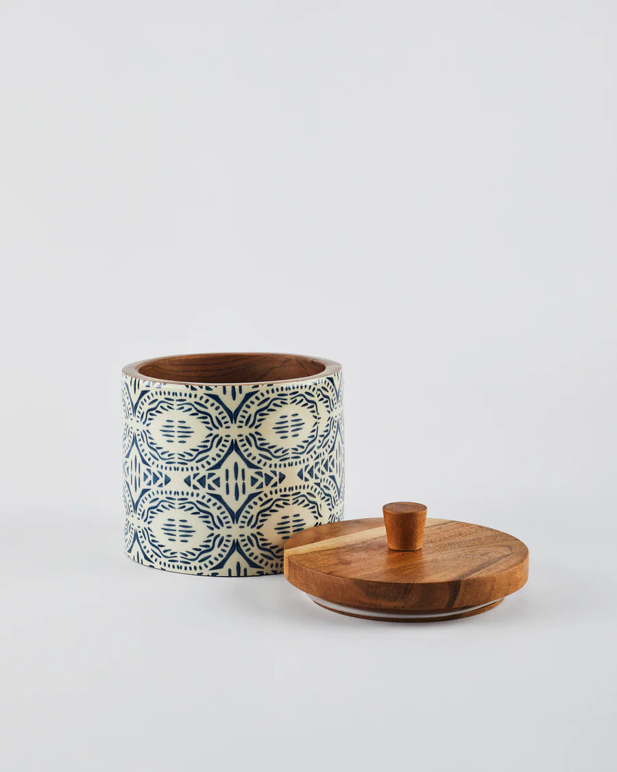 Wooden Storage Jar - Fai