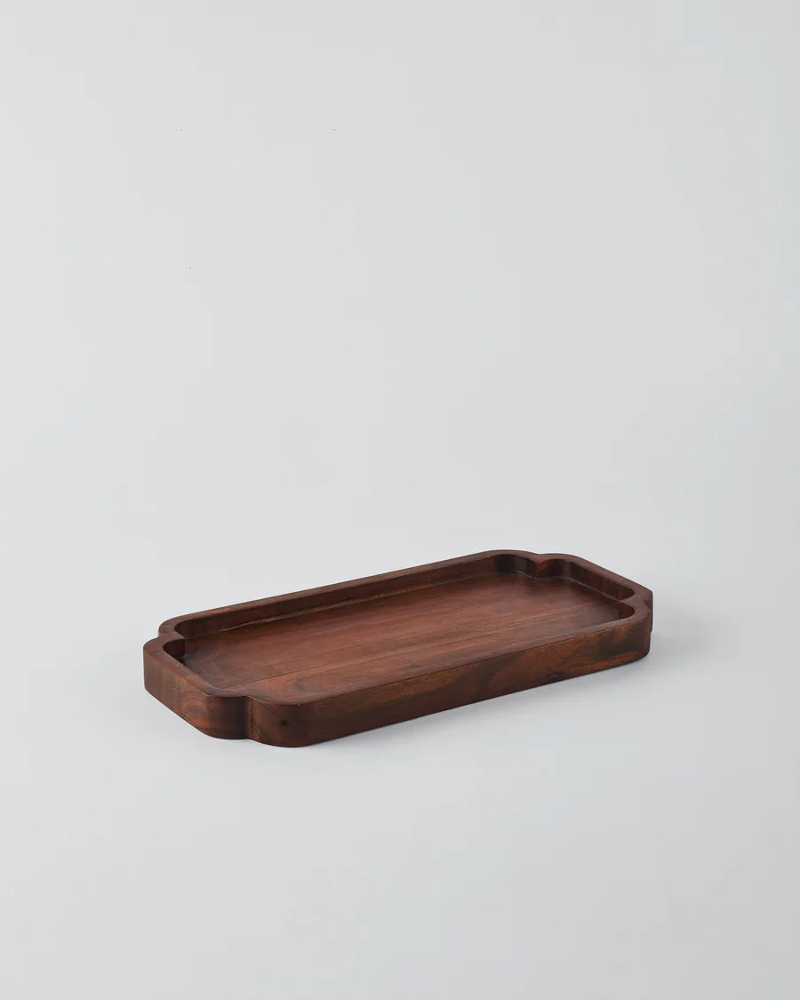 Wooden Tray (Dark Acacia)