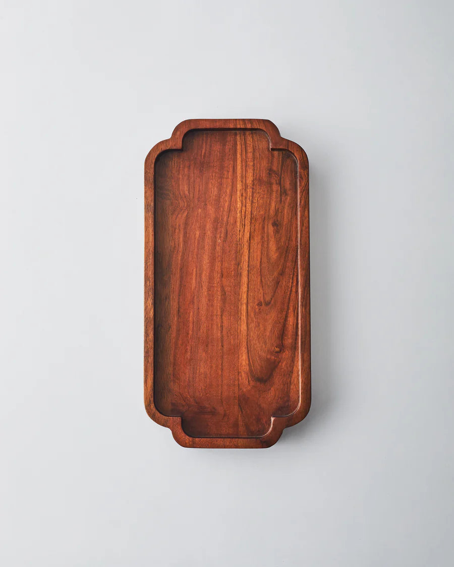 Wooden Tray (Dark Acacia)