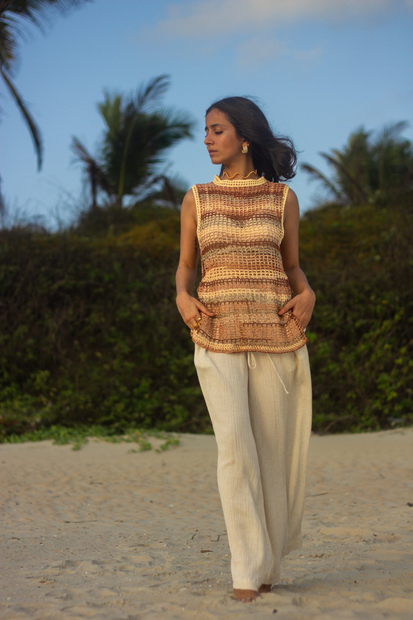 Crocheted Dawn Beach Top