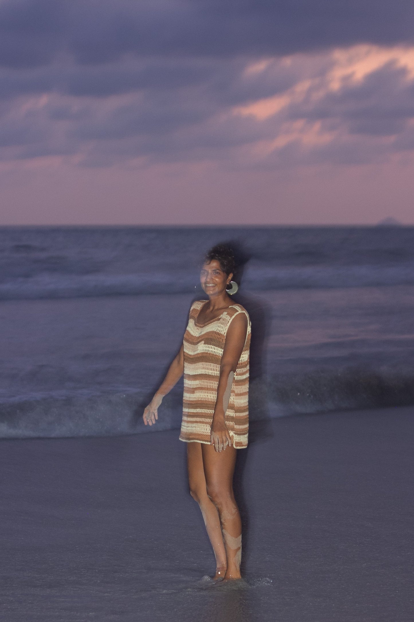 Crocheted Dusky Beach Top